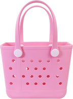 Lightweight Extra large Rubber Beach Bag Small mini Tote Bag for Gym Waterproof medium Open Handbag for Pool Sports