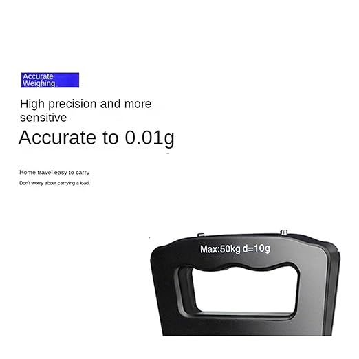 Luggage Weight Scale, 50KG Travel Luggage Scale Portable Handheld Electronic Scale with Hook Weighing, Express Handheld Scale,for Travel