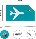 Silicone Luggage Tag with Name ID Card Perfect to Quickly Spot Luggage Suitcase