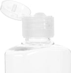 Cabilock 5pcs Portable 100ml Plastic Travel Lotion Bottles with Flip Cap, Refillable Empty Squeeze Containers for Toiletries and Shampoo Packing