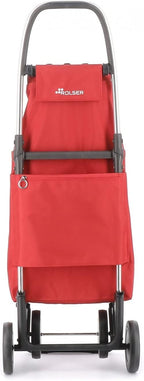 Rolser I-Max MF 4 Wheel Foldable Shopping Trolley - Red