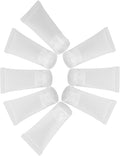 8pcs 20ml Refillable Plastic Travel Containers with Flip Cap, Squeeze Bottles for Lotion and Cosmetics Packaging, Portable Sample Bottles for Toiletries and Facial Cleanser