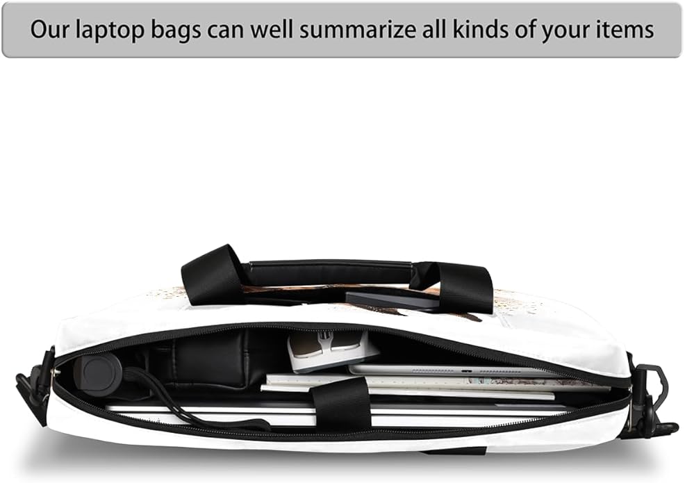 Cute Laptop Shoulder Bag for Women Men, Computer Laptop Bag Laptop Sleeve Case Laptop Satchel Briefcase Carrying Bag QA-1