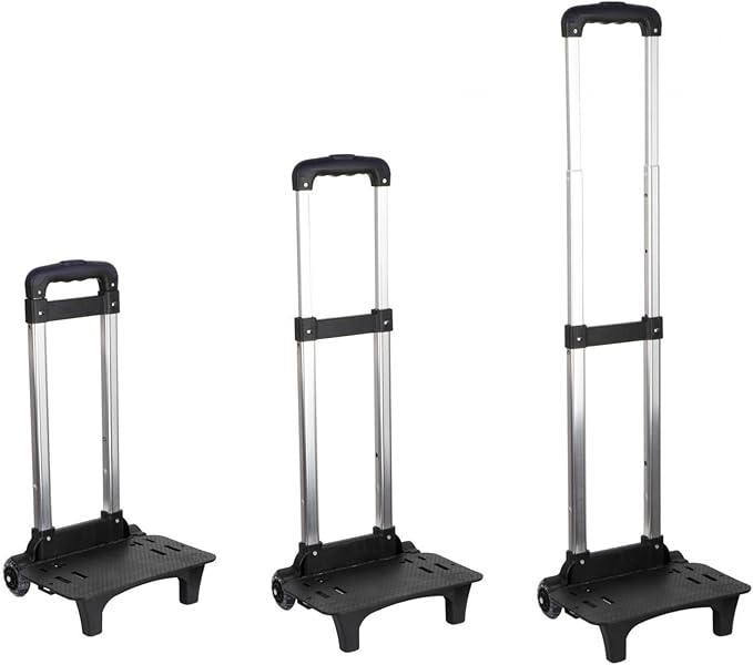 Backpack Trolley 2 Wheels Compact Foldable Hand Cart for Kids