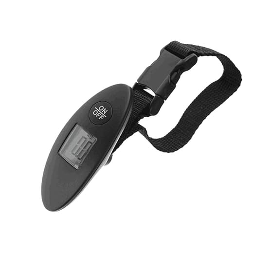Beavorty 2pcs Luggage Scale Mini Electronic Scale High Precision with LCD Display for Daily Use Compact and Durable Design No Battery Required