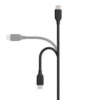 Amazon Basics USB-C to USB-A 2.0 Fast Charging Cable, 480Mbps Data Transfer Speed, USB-IF Certified, Durable, for Apple iPhone 16/15, iPad, Samsung Galaxy, Tablets, Laptops, 3 Foot, Black
