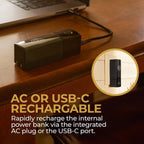 Halo 5000AC Power Bank with Foldable AC Plug Cardinal RED