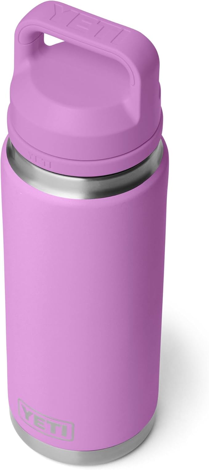 YETI Rambler 26 oz Bottle, Leakproof, Vacuum Insulated, Stainless Steel with Chug Cap, Desert Bloom