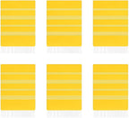 HAVLULAND Turkish Beach Towels Oversized -100% Turkish Cotton Super Soft Lightweight - Absorbent and Quick Drying Bath Towel - Sand Free Beach Towel - Turkish Towels for Adults (Yellow, 12 Pack)