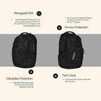 OGIO Renegade Backpack (Renegade, Black Pindot)