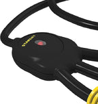 STANLEY 31497 PowerSquid Mini 3-Outlet Flexible Multiplier, LED Power Status Indicator, 18" Cord