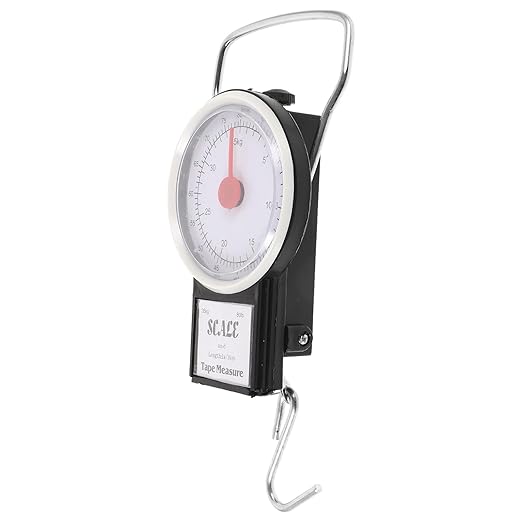 Portable Hanging Luggage Scale 35kg Heavy Duty Hook Weighing Scale Mini Portable for Travel and Outdoor Use