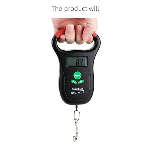 Luggage Weight Scale, Handheld Digital Luggage Scale with Grip for Travel Portable Electronic Weighing Suitcase & Bag 110Lb/50kg Lightweight,for Travel
