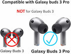 A-Focus Galaxy Buds 3 Pro Anti-Slip Kit Replacement Ear Hooks Sport Ear Tips Non-Slip Silicone Eartips and Covers Gel Wings Ergonomic Design Strap Compatible with Samsung Galaxy Buds 3 Pro White