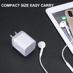 USB Plug, USB Wall Charger 3 Pack, GiGreen Dual Port Electrical Plug Wall Outlet Charger Cube 5V 2.1A Charging Block Compatible iPhone 16 15 14 13 12 11 X,Samsung S25 S24 S23 S20 S10 S9 Note20,LG,Moto