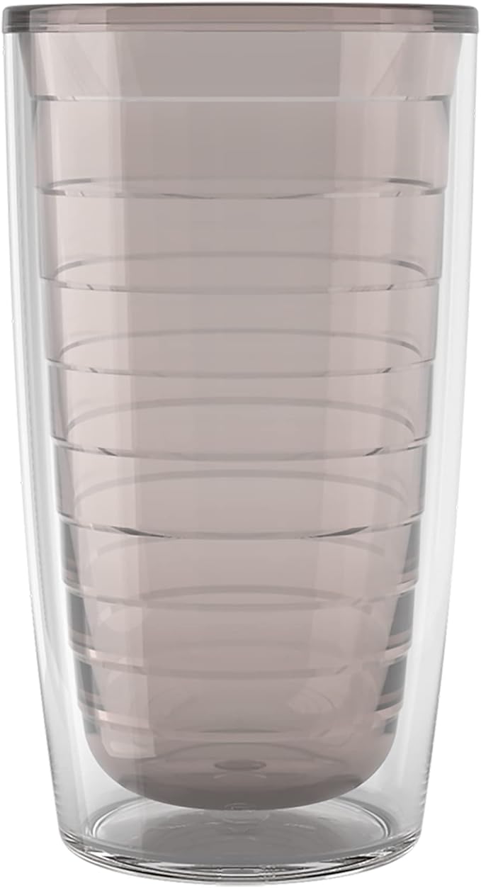 Tervis Clear & Colorful Tabletop Made in USA Double Walled Insulated Tumbler Travel Cup Keeps Drinks Cold & Hot, 16oz, River Rock