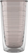 Tervis Clear & Colorful Tabletop Made in USA Double Walled Insulated Tumbler Travel Cup Keeps Drinks Cold & Hot, 16oz, River Rock