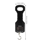 Toyvian Digital Luggage Scale Multifunction Electronic Handheld Hanging Weight Scale Portable 30kg Capacity for Travel Suitcases and Home Use