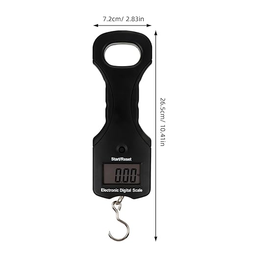 MAGICLULU Portable Digital Luggage Scale 30kg Electronic Hanging Weight Scale with Large LCD Screen for Travel, Fishing, and Postal Use
