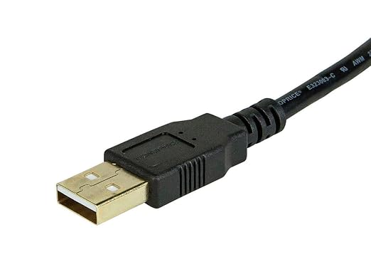 Monoprice 6-Feet USB 2.0 A Male to A Female Extension 28/24AWG Cable (Gold Plated) (105433)