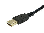 Monoprice 6-Feet USB 2.0 A Male to A Female Extension 28/24AWG Cable (Gold Plated) (105433)