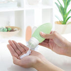 Dot&Dot Leak Proof Travel Bottles for Toiletries - 4 Pack Silicone Toiletry Containers - Shampoo and Conditioner Bottles TSA Quart Bag - 2 oz Size