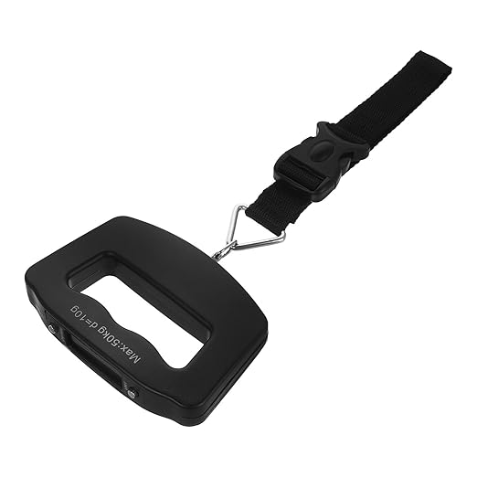 Abaodam Handheld Digital Luggage Scale with Webbing Hook Portable Travel Suitcase Weight Scale for Bags Baggage Weighing, Large Grip Handle for Accurate Travel Use