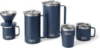 YETI Pour Over Coffee Maker Accessory Ramblers, Designed for Perfect Coffee Extraction Anywhere, Stainless Steel, fits any V60 Filter, Black