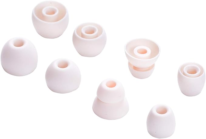 Replacement Eartips Silicone Earbuds Buds Set for Powerbeats Pro Beats Wireless Earphone Headphones,4 Pair (Lvory)