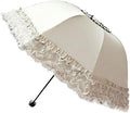 WANLIAN Folding umbrella Travel Umbrella Folding UV Resistance Lace Parasol Umbrella Sun Umbrella For Women Girls sunshades with lace decoration