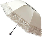WANLIAN Folding umbrella Travel Umbrella Folding UV Resistance Lace Parasol Umbrella Sun Umbrella For Women Girls sunshades with lace decoration