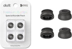 Premium Multi-Flange Eartips for Galaxy Buds3 Pro (Black, Small) – Always Fits, Never Slips