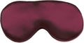 Fishers Finery 25 Momme Mulberry Silk Sleep Mask | Blindfold | Anti-Wrinkles (Wine)