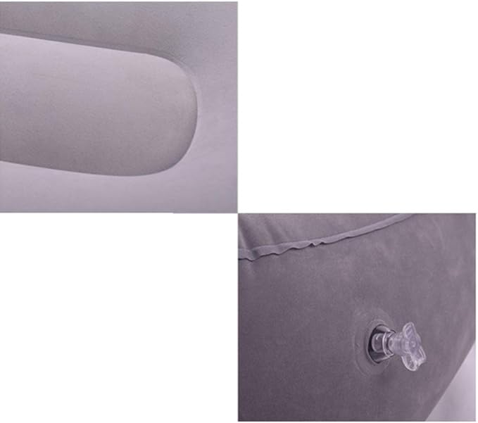BESPORTBLE 2PCS Inflatable Feet Rest Pillow Cushion Leg Rest Support Pillow for Travel Office Car Camping Airplane Foot Massage Stool Relax Cushion