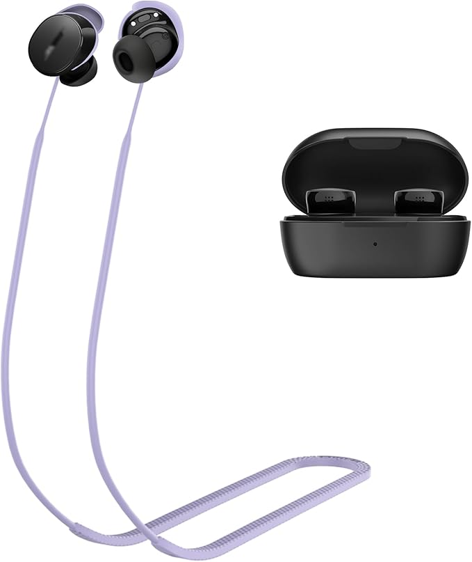 PUCGUE Anti-Lost Strap Compatible with Bose New QuietComfort Earbuds 2024, Silicone Sports Lanyard for Bose New QC Earbuds