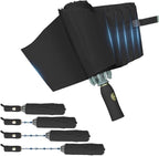 TOPSAIL 45in Compact Inverted Folding Umbrella for Travel Wind-resistant, Anti-rebound & Safe Collapsing, Portable & Sturdy Windproof Reverse Umbrellas for Rain