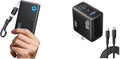 INIU Ultra Slim 10000mAh 45W PD Power Bank & 3-Port 65W PD Fast Charging Compact Type C Wall Charger Combo