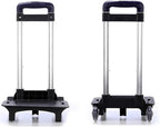 Student's Luggage Travel Hand Cart Aluminium Alloy Backpack Trolley 2 Foldable for School Bags Foldable Backpa
