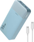 JUOVI Power Bank Portable Charger 20000mAh 35W Fast Charging，PD 3.0 QC 4.0 Fast Charging Phone Charger with LED Display, Travel Battery Pack 2 USB C 2 USB A Ports for iPhone 16/15/14 Series, Galaxy