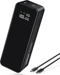 27000mAh 120W Fast Charging Power Bank, High Capacity 3-Port Laptop Portable Charger with Smart Display, Compatible with iPhone 16/15/14, Vision Pro, Samsung, MacBook & More