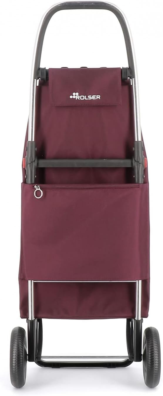 Rolser I-Max MF 2 Wheel Foldable Shopping Trolley - Burdeos