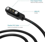 3.3FT Smart Watch Charger Magnetic USB Charging Cable for Letsfit Willful YAMAY VeryFitPro SW023 ID205L SW021 ID205U ID205S SW025 Uwatch 3S 3 2 2S