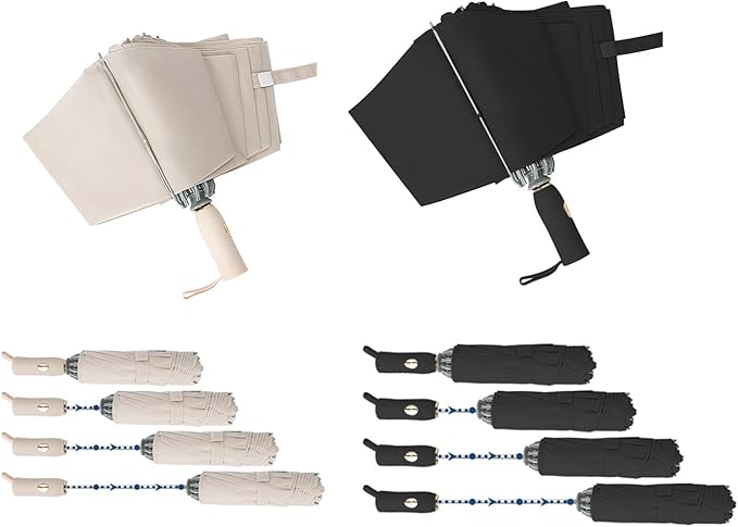 TOPSAIL 45in Compact Inverted Folding Umbrella for Travel Wind-resistant, Anti-rebound & Safe Collapsing, Portable & Sturdy Windproof Reverse Umbrellas for Rain