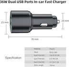 OHLPRO Multi Car Retractable Backseat 3 in 1 Car Charging Station Box Compatible with All Phones | iPhone | Samsung | Uber Taxi Lyft Turo Ride Share Customer Charging Dock Attach to Headrest