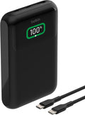 Belkin Portable Charger Power Bank, 3-Port Laptop Power Bank 20000 mAh, USB-A & USB-C Chargers Fast Charging 65W Ports for MacBook, Apple iPhone 17, iPad, Samsung Galaxy S25, Nintendo Switch 2 - Black