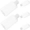 OUNONA 5pcs 100ml Refillable Travel Squeeze Bottles with Flip Cap, Plastic Lotion and Shampoo Containers for Travel Toiletries