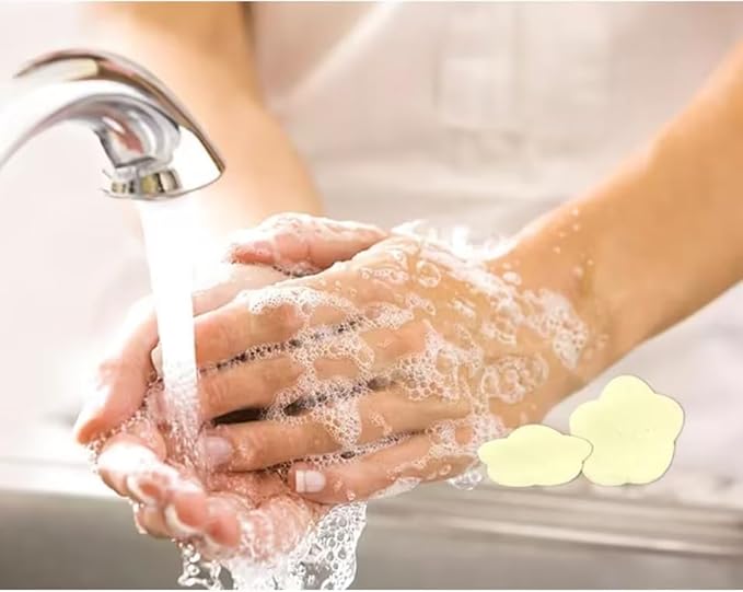 300pcs Portable Hand Washing Soap Sheets, Scented Mini Soap Sheets, Disposable Soluble Soap for Outdoor Travel, Camping, Hiking (Mix)