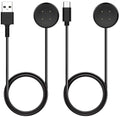 Charger for Google Pixel Watch 2 & 3, Replacement USB-A/C Charging Cable Cord for Smart Watch (3.3ft/1m) (Black)
