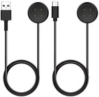 Charger for Google Pixel Watch 2 & 3, Replacement USB-A/C Charging Cable Cord for Smart Watch (3.3ft/1m) (Black)
