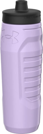 Under Armour Squeeze Water Bottles, 32 oz Water Bottles, Sideline Sports Water Bottle with Quick-Shot Lid, Quick & Easy Hydration, Gym Water Bottles, Squeeze Bottle, 1 32oz Bottle